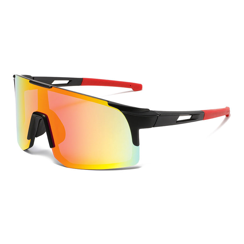 Unisex nan sporty wraparound sunglasses with polarized lenses, high UV protection and non-slip nose pad Bowlift