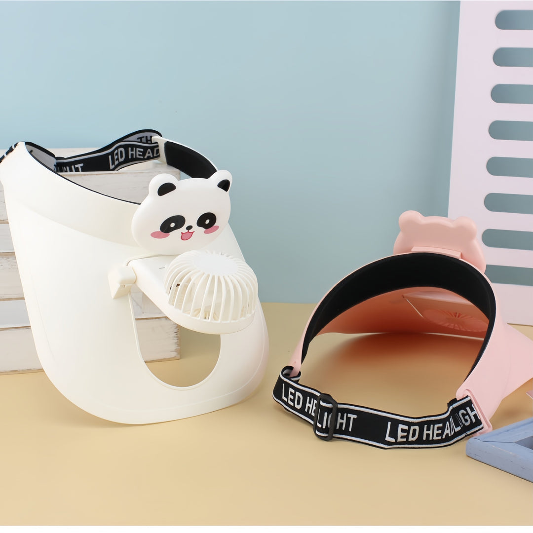 Women Portable USB Hand Fan with Playful Panda Design Bowlift