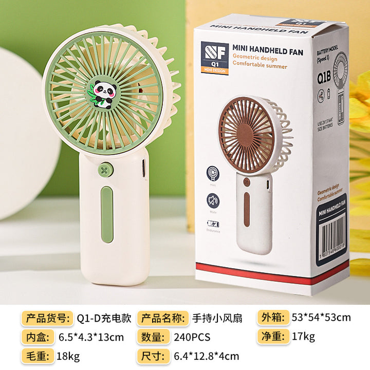 Portable Mini USB Hand Fan with Flexible Tilt Bowlift