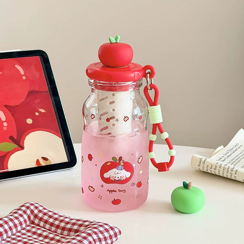 Ladies trendy and practical water bottle with fruit lid Bowlift