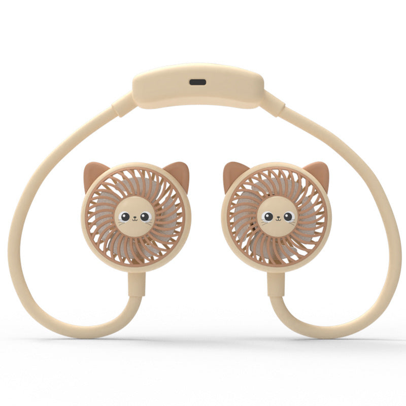 Panda-Themed Neck Cooling Fan Bowlift
