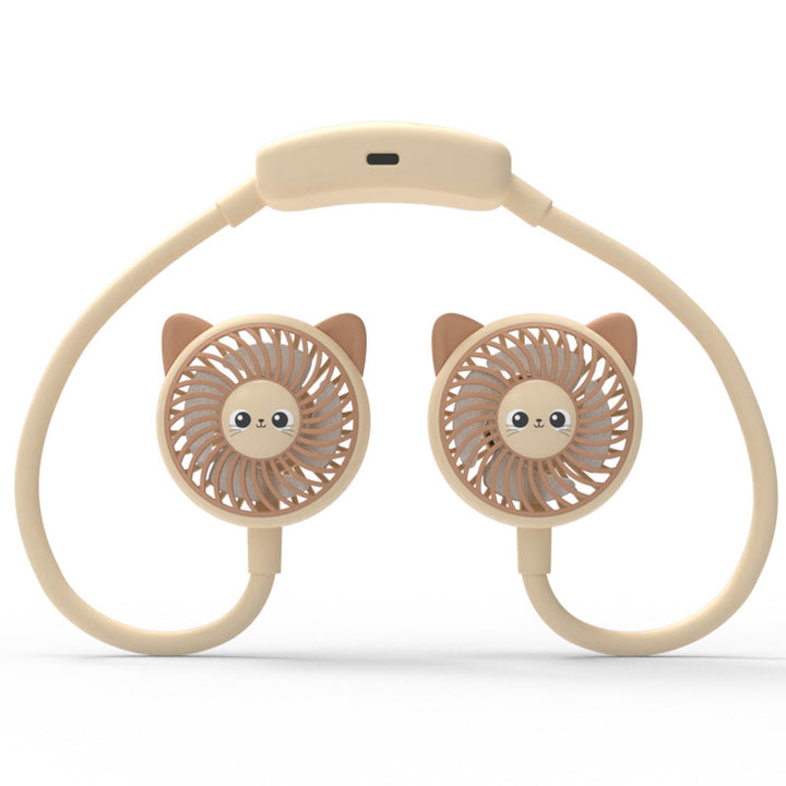 Panda-Themed Neck Cooling Fan Bowlift