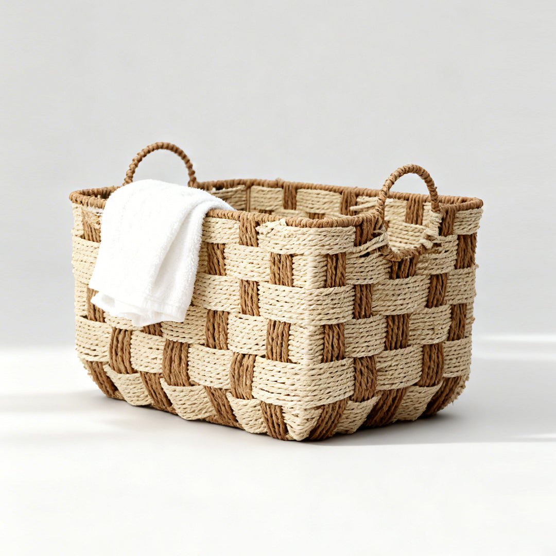 Basket with decorative honeycomb design Bowlift