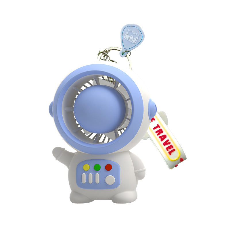 Ladies Portable Mini Hand Fan in Robot Design Bowlift