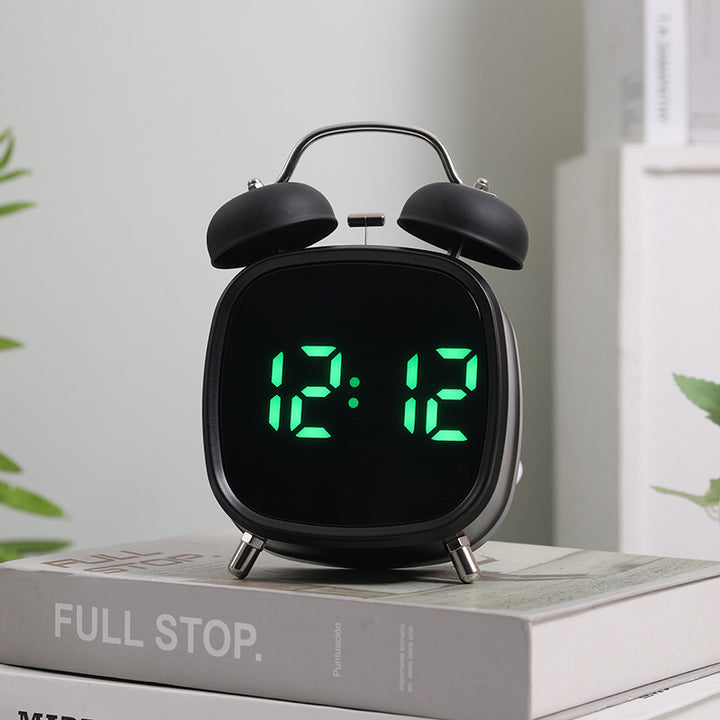 Digital Alarm Clock in Retro Style Bowlift