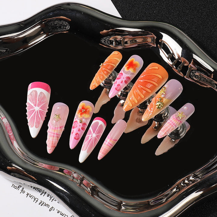 Artistic Decorative Nail Set Bowlift