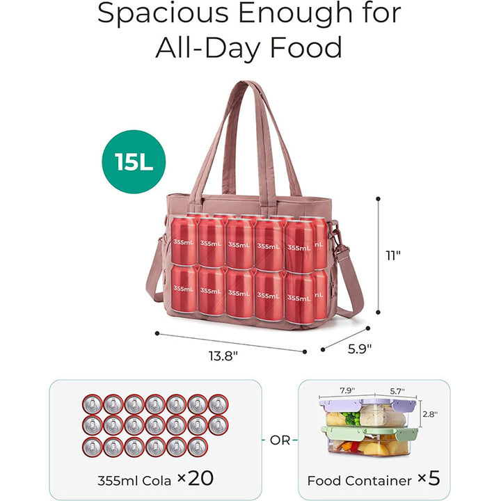 Multifunctional Laptop Bag with Detachable Shoulder Strap Bowlift