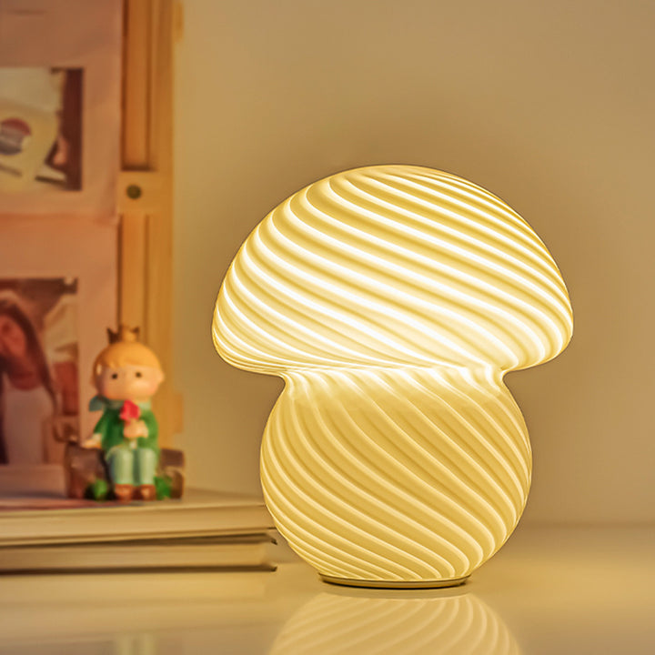 Sculptural Mushroom Table Lamp