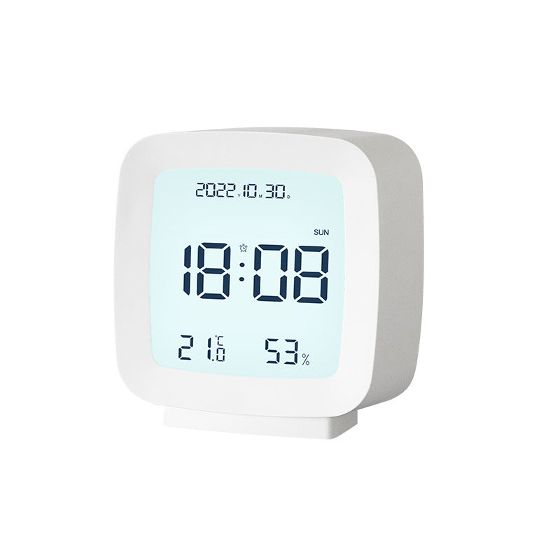 Digital Multifunction Alarm Clock with Temperature and Hygrometer Display Bowlift