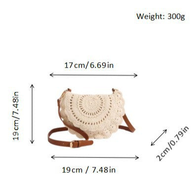 Handmade Crochet Shoulder Bag Bowlift