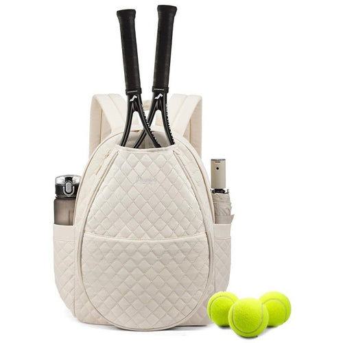 Quilted Tennis Racket Backpack Bowlift 1789074113