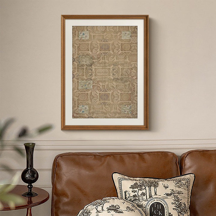 Decorated framed wall art