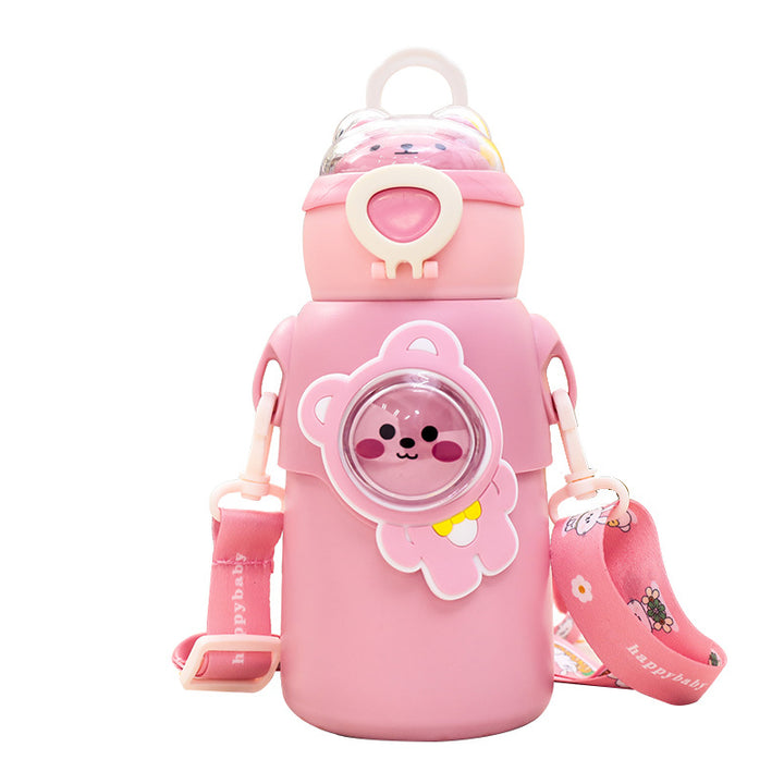 Women's cute and practical drinking bottle with bear design Bowlift