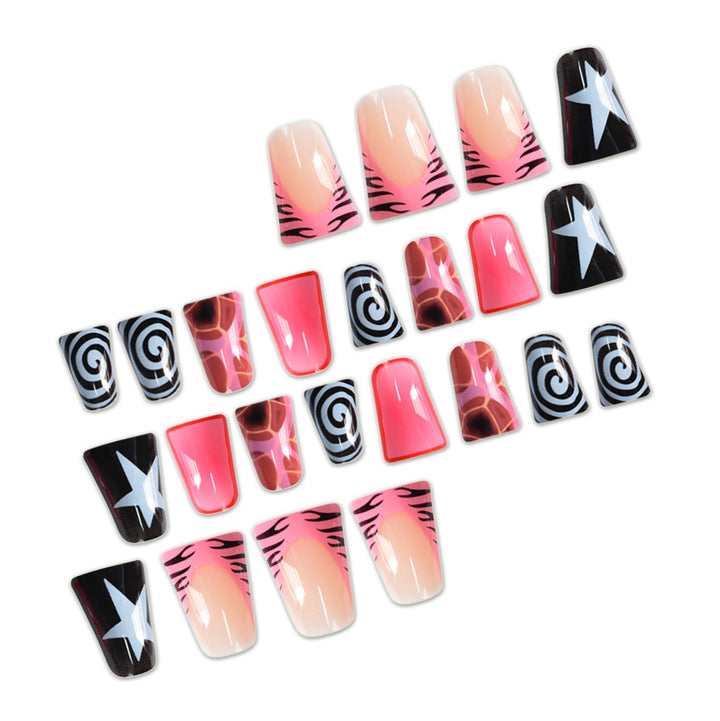 Artistic Abstract Nail Wraps Bowlift