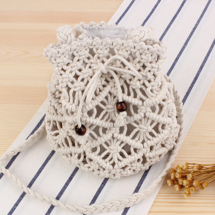 Handmade Macrame Shoulder Bag Bowlift