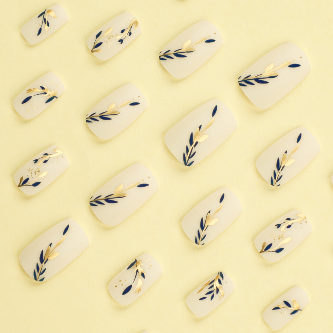 Artistic Press-On Nail Enhancements Bowlift