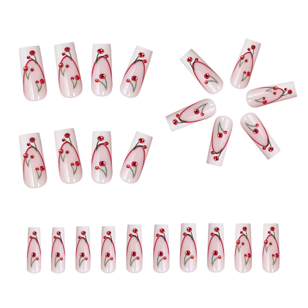 Cherry Blossom Nail Art Bowlift