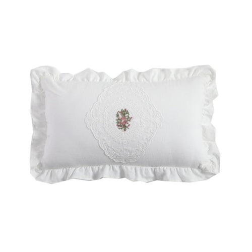 Decorative Embroidered Throw Pillow