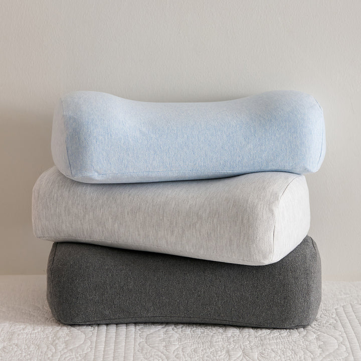 Orthopedic neck support pillow with ergonomic contour Bowlift