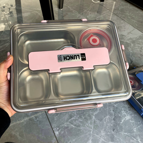 Multi-Compartment Stainless Steel Lunch Box