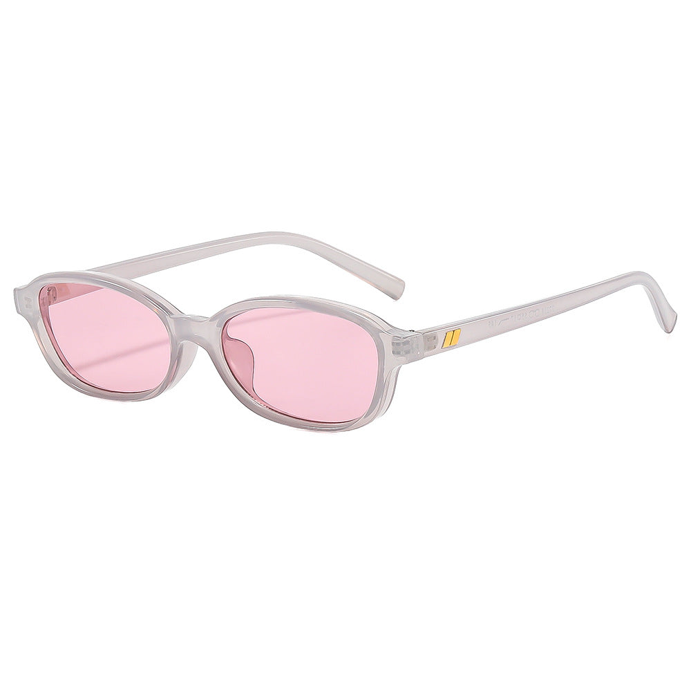 Ladies fashionable sunglasses in stylish oval design with UV protection Bowlift