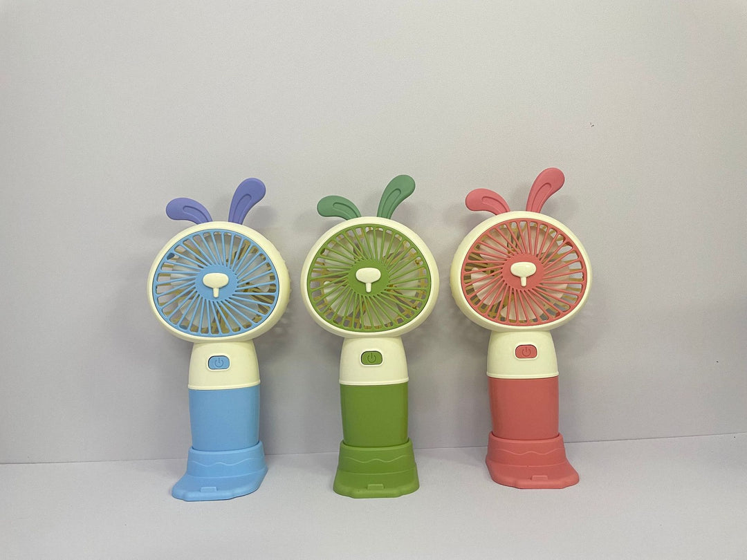 Unisex Portable Hand Fan in Creative Bunny Design Bowlift