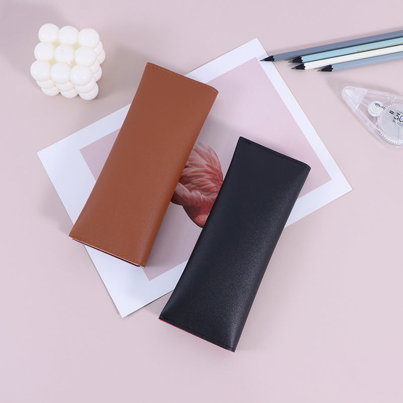 Elegant Leather Pencil Case Bowlift