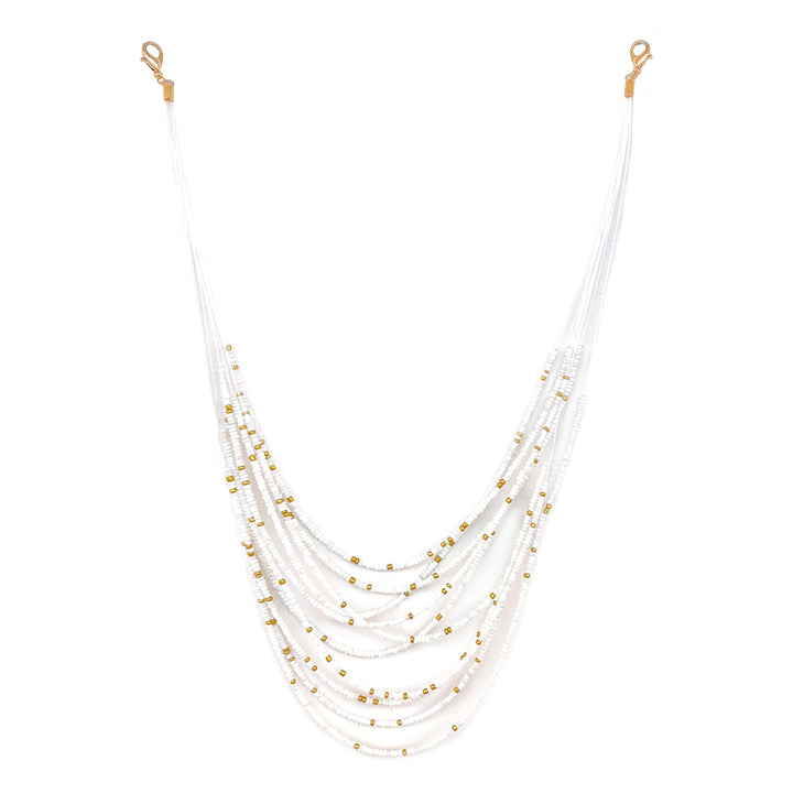 Multi-Strand Beaded Necklace Bowlift