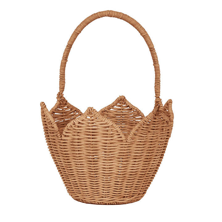 Decorative Woven Handled Basket Bowlift