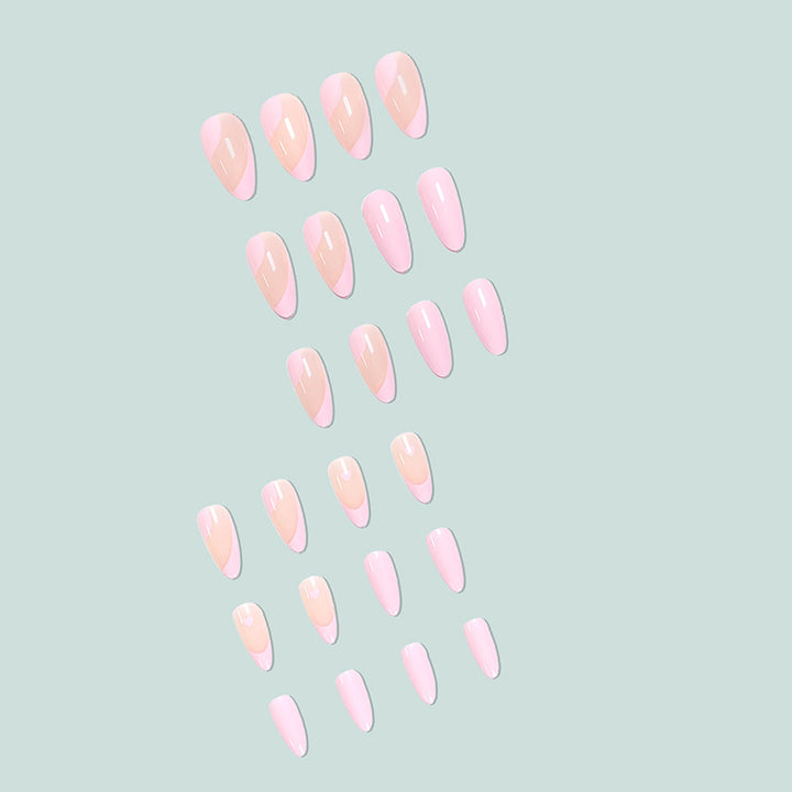 Artful Stiletto artificial nails with heart design Bowlift
