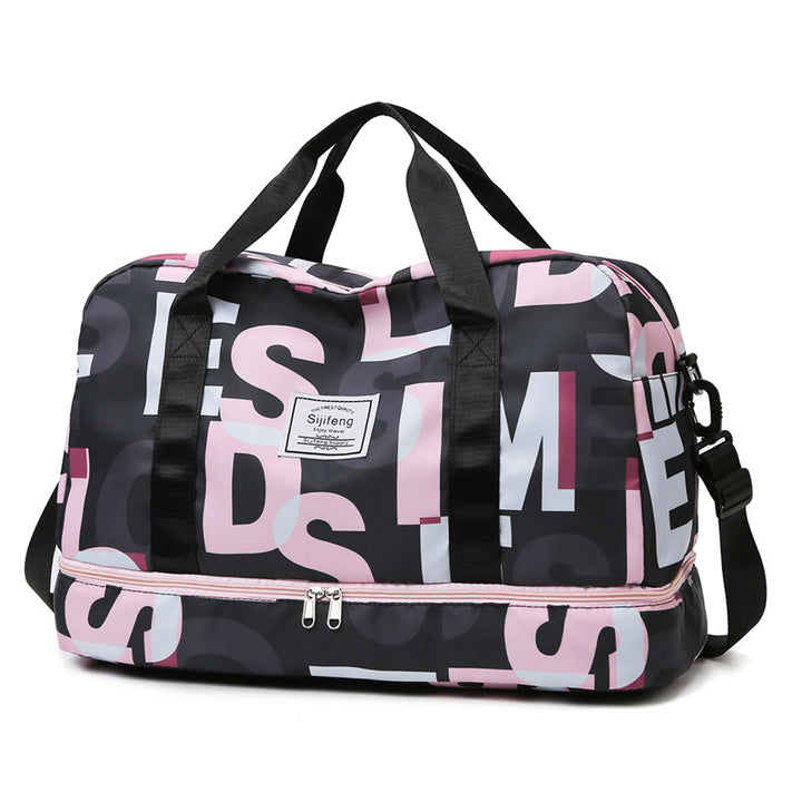 Stylish Sports Travel Duffle Bag with Multiple Compartments Bowlift