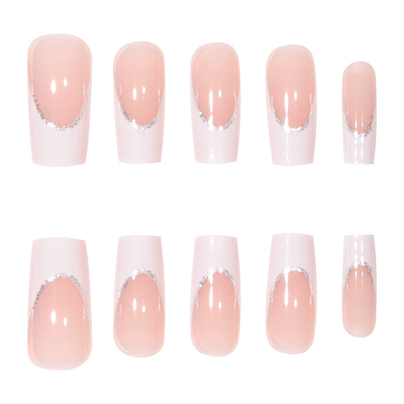 Elegant High-Gloss Press-On Nails Bowlift