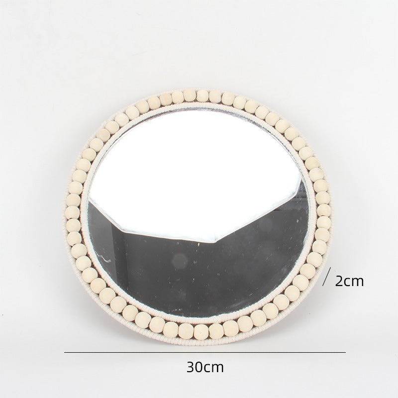 Decorative Wall Mirror Made of Rattan Bowlift