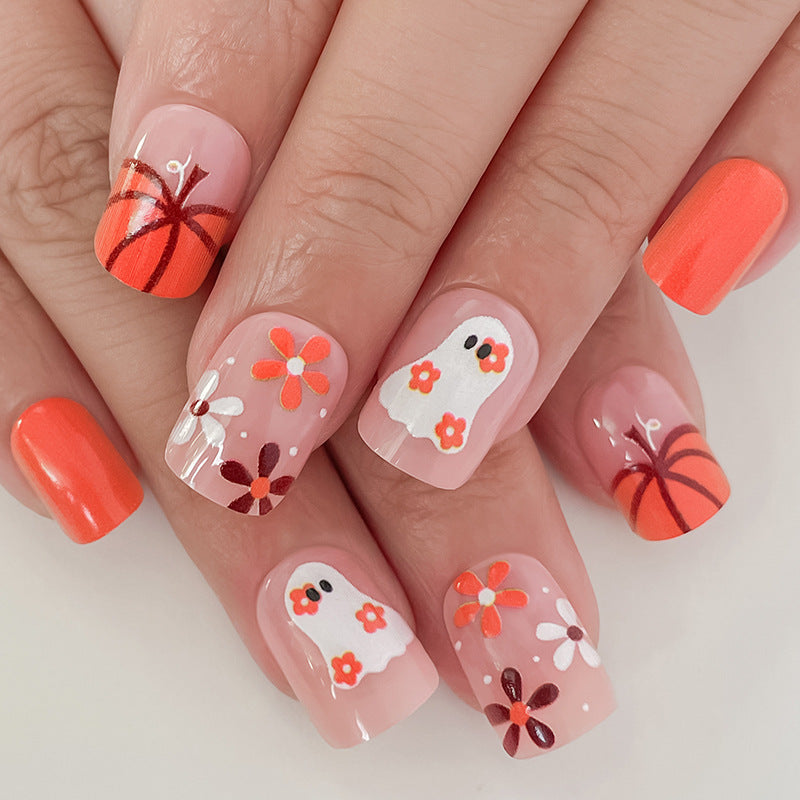 Stylish Press-On Nail Set with Shimmering Finish Bowlift