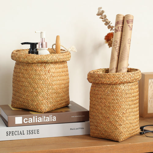 Artisan Woven Storage Container Bowlift