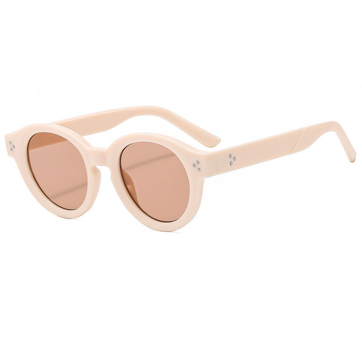 Ladies' fashionable sunglasses with clear and structured frame Bowlift