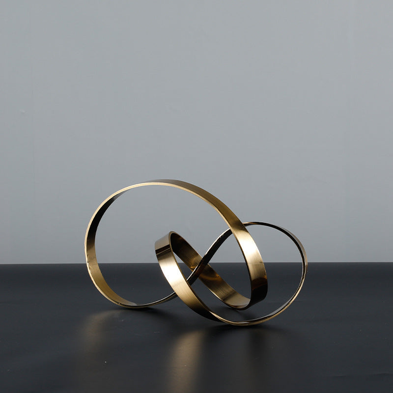 Modern Decorative Loop Sculpture