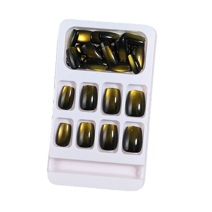 Glossy Metallic Press-On Nail Tips Bowlift
