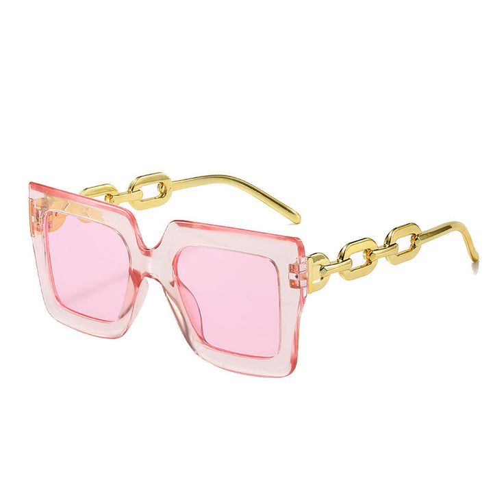 Women's sunglasses with eye-catching chain frame Bowlift