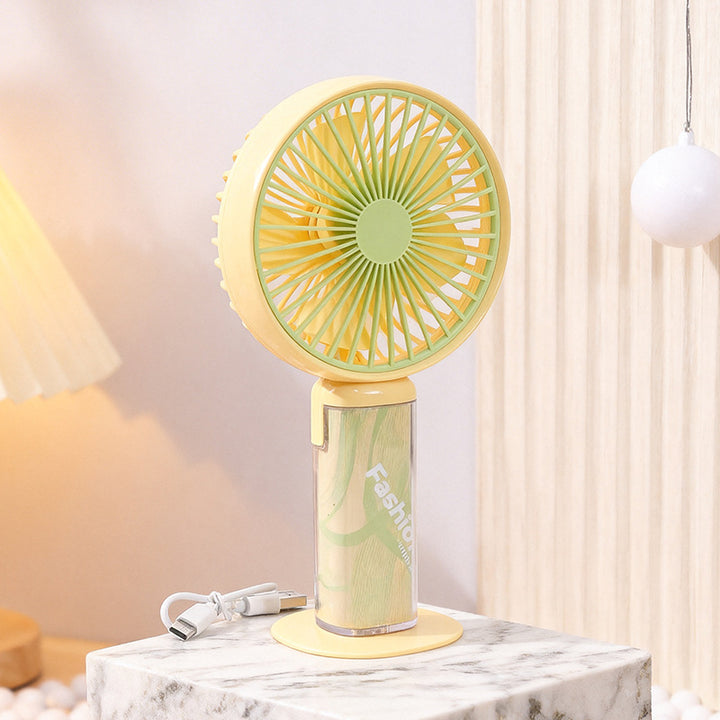 Women's Portable Battery-Powered Fan with Stylish Design Bowlift