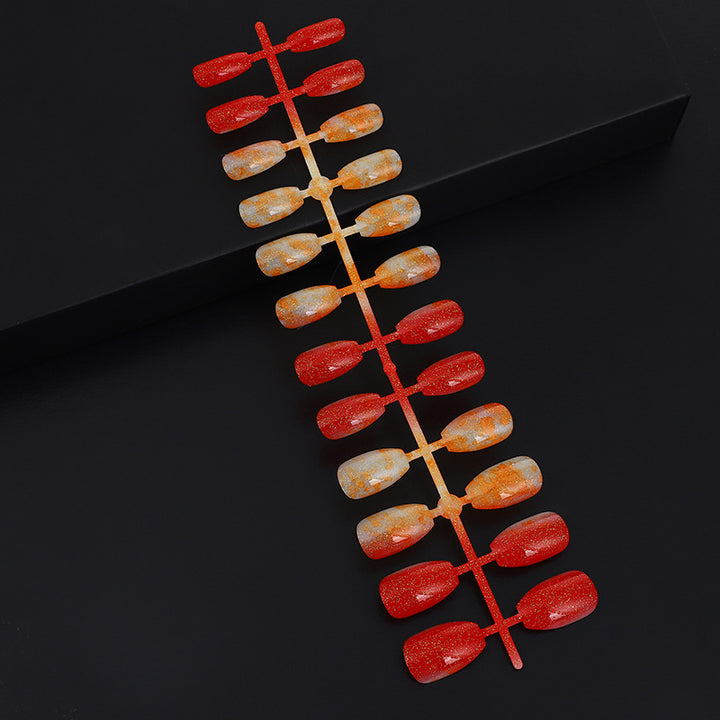 Luxury glitter design artificial nails Bowlift