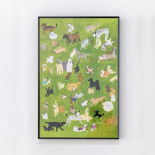Playful Pets Art Print