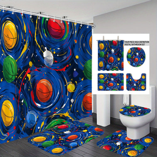 Creative Universe-Themed Bathroom Set Bowlift