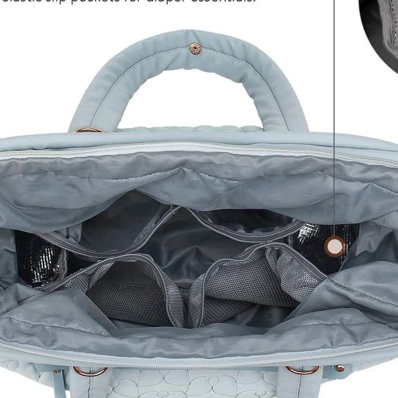 Quilted Travel Weekender Bag Bowlift
