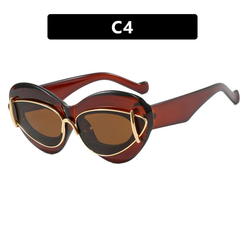 Women's extravagant cat-eye sunglasses Bowlift