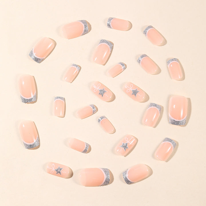 Elegant Holiday-Themed Nail Art Extensions Bowlift