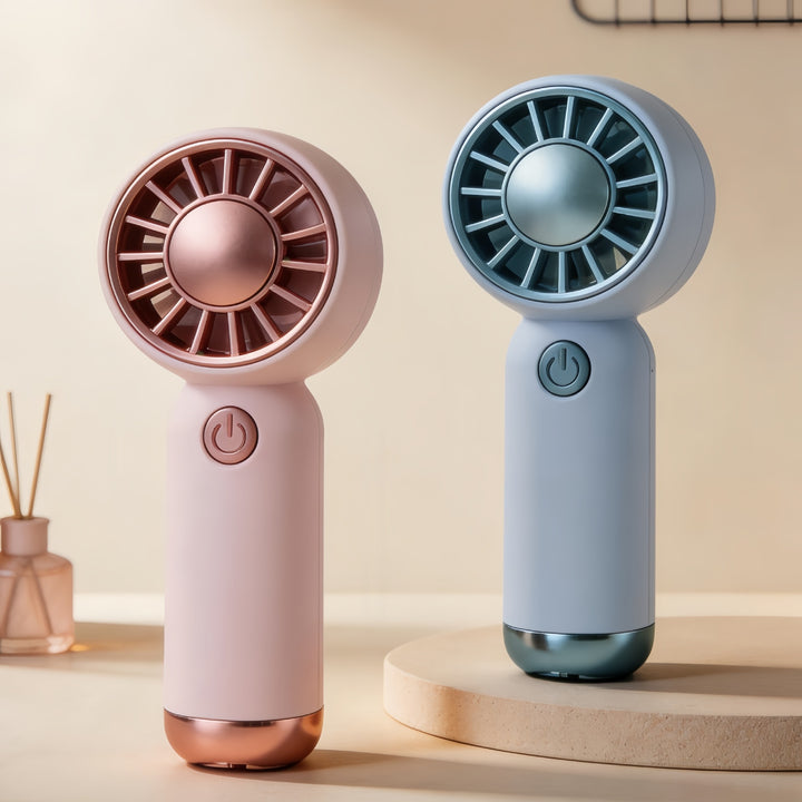 Hand fan with USB charging function and ergonomic design Bowlift