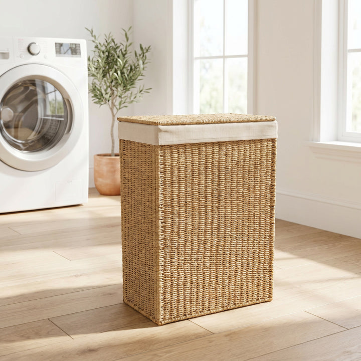 Woven Laundry Basket Bowlift