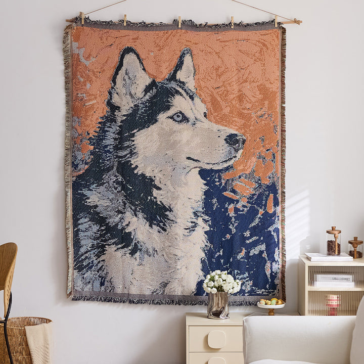 Artistic Woven Tapestry Throw