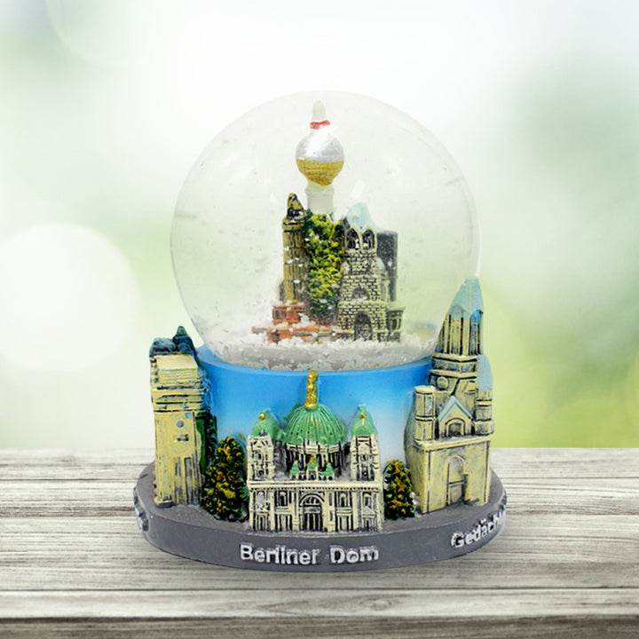 Decorative Snow Globe Featuring Brandenburg Gate